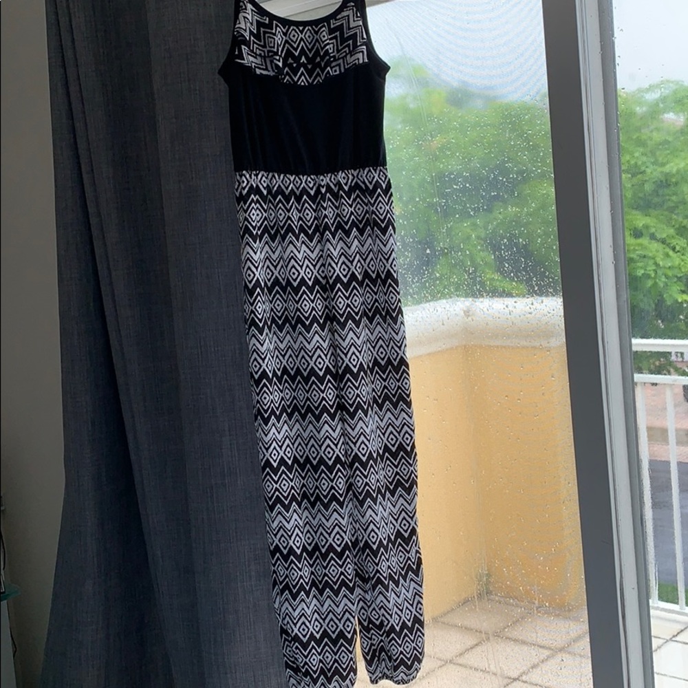 Black and White Jumpsuit